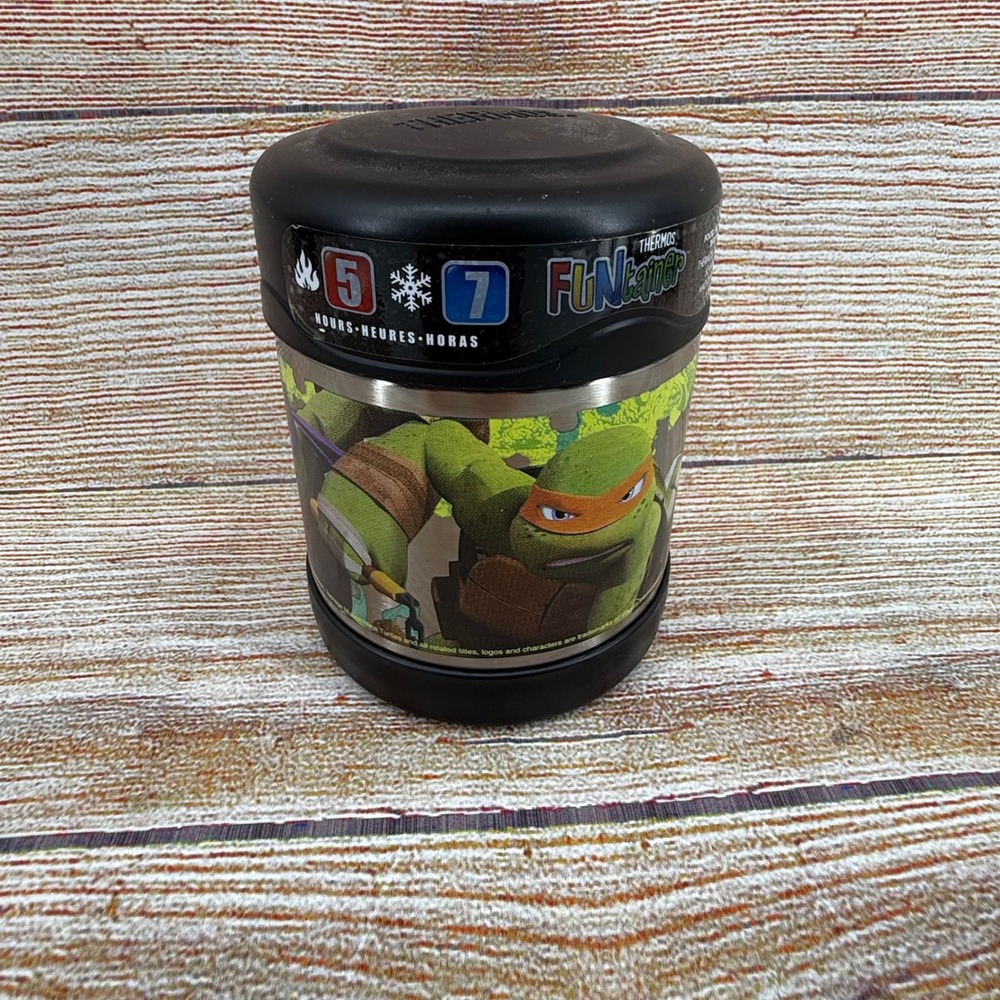 Thermos Funtainer TMNT Teenage Mutant Ninja Turtles Insulated Food Jar 10oz